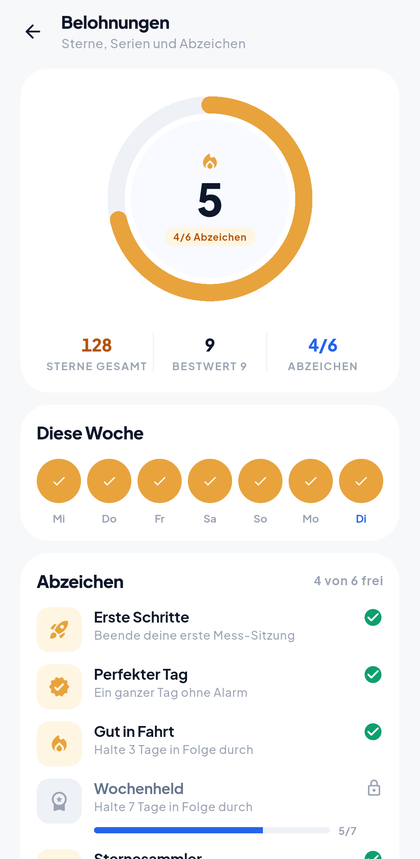 Sterne und Abzeichen