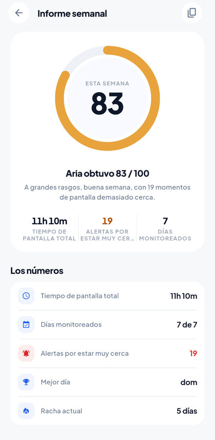 Informe semanal